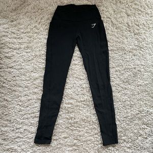 Gymshark Black Training Leggings with Pocket - size XS